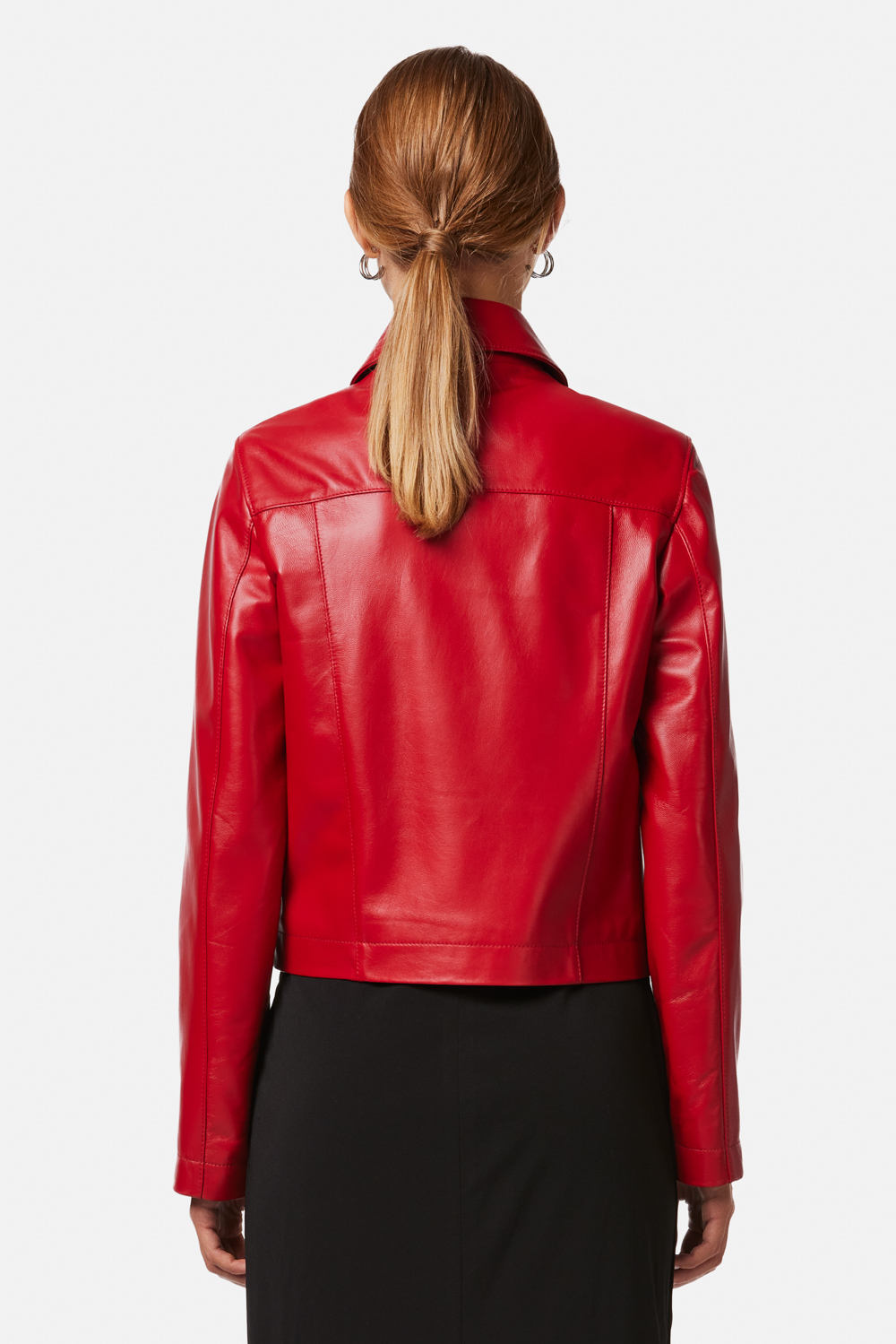 Leather Jacket 1048 red 2