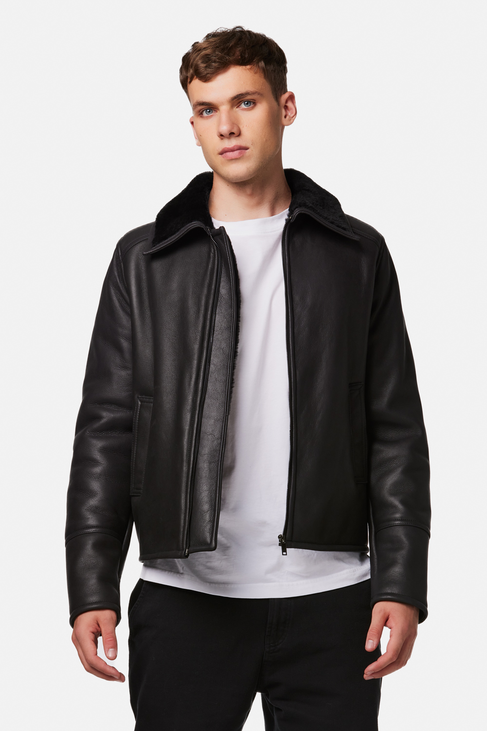 Mens Oversized Sheepskin Jacket 3403 6