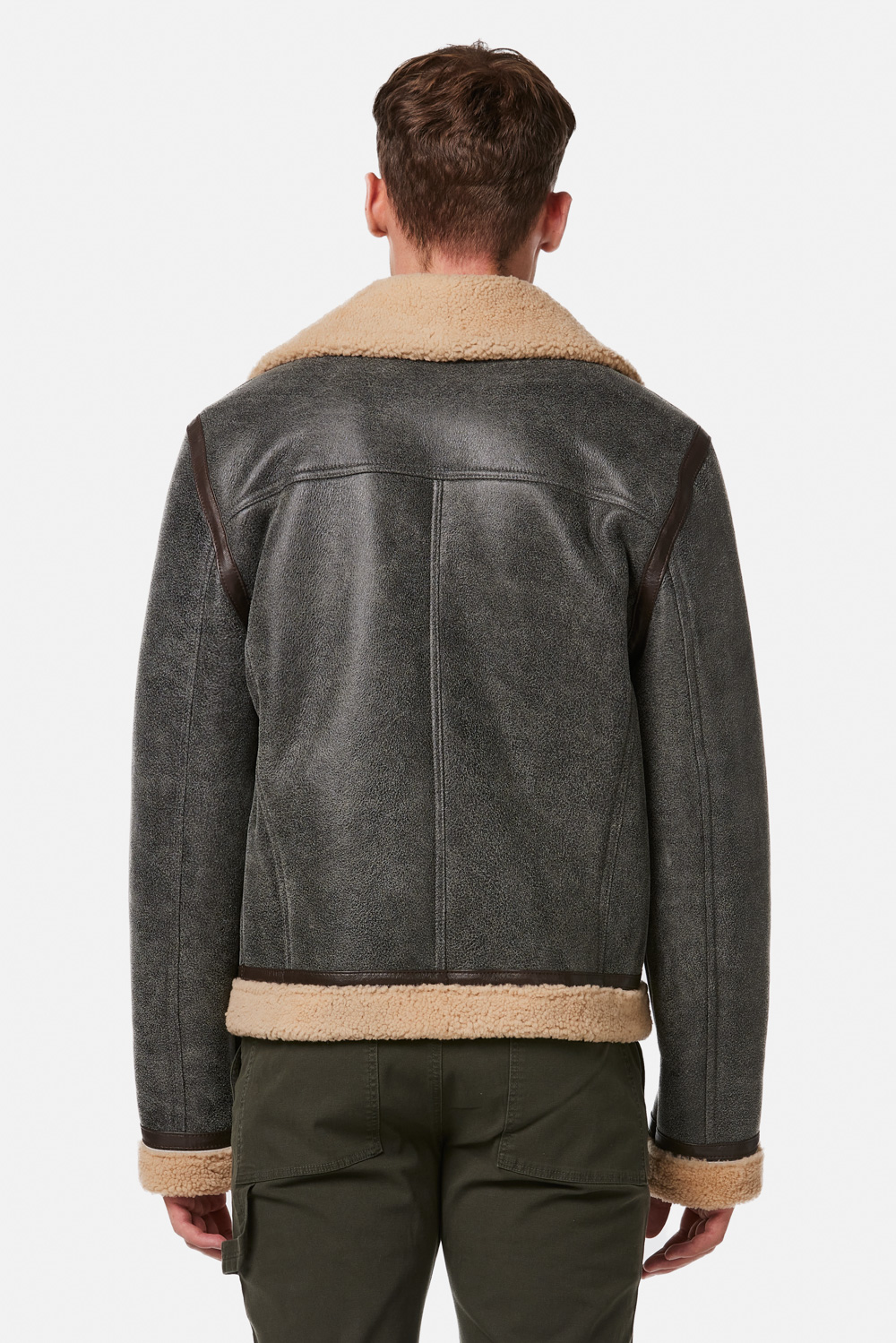 Shearling Jacket 394 grey 2