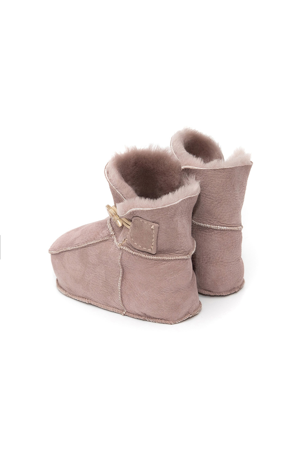 Childrens Fur Booties 911 pink 2