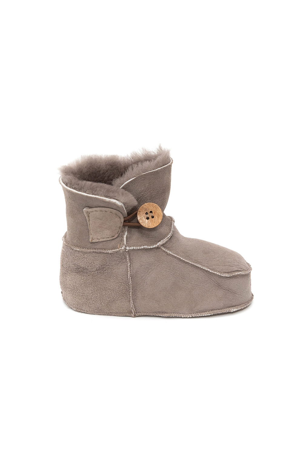 Childrens Fur Booties 911 taupe 1