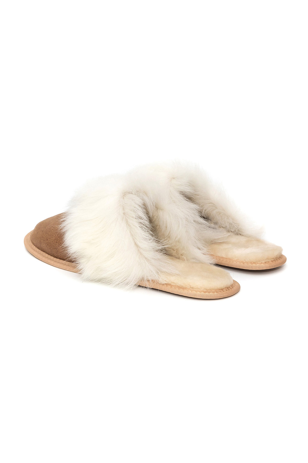 Sheepskin House Slippers 909 beige 2