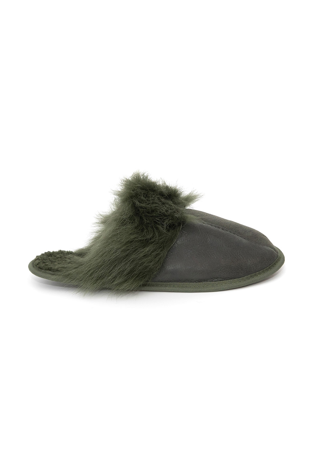 Sheepskin House Slippers 909 olive 2