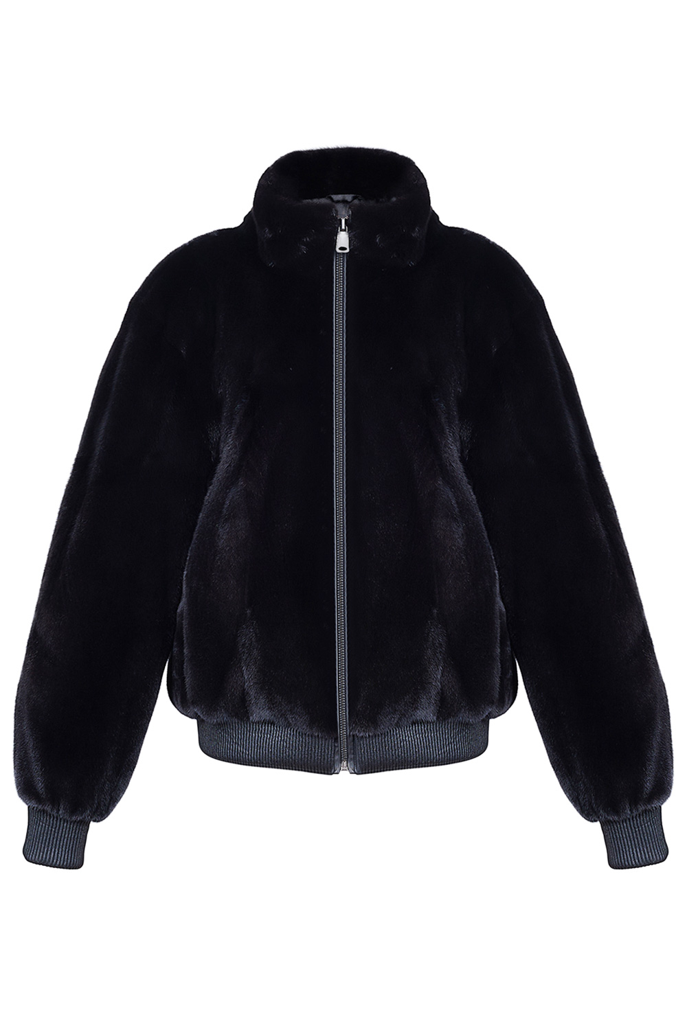 Mink Fur Jacket 3405 S black (1)