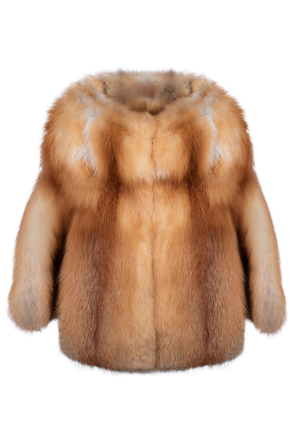 Natural Canadian Fox Fur Cape 625 K (1)