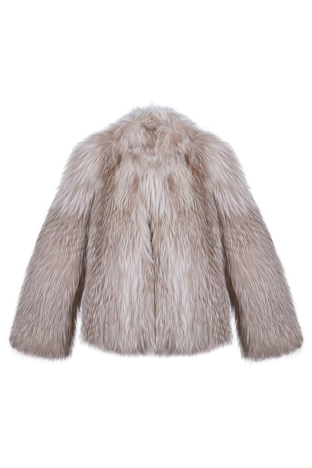 Natural Palomino Fox Fur Coat 2101 V (1)
