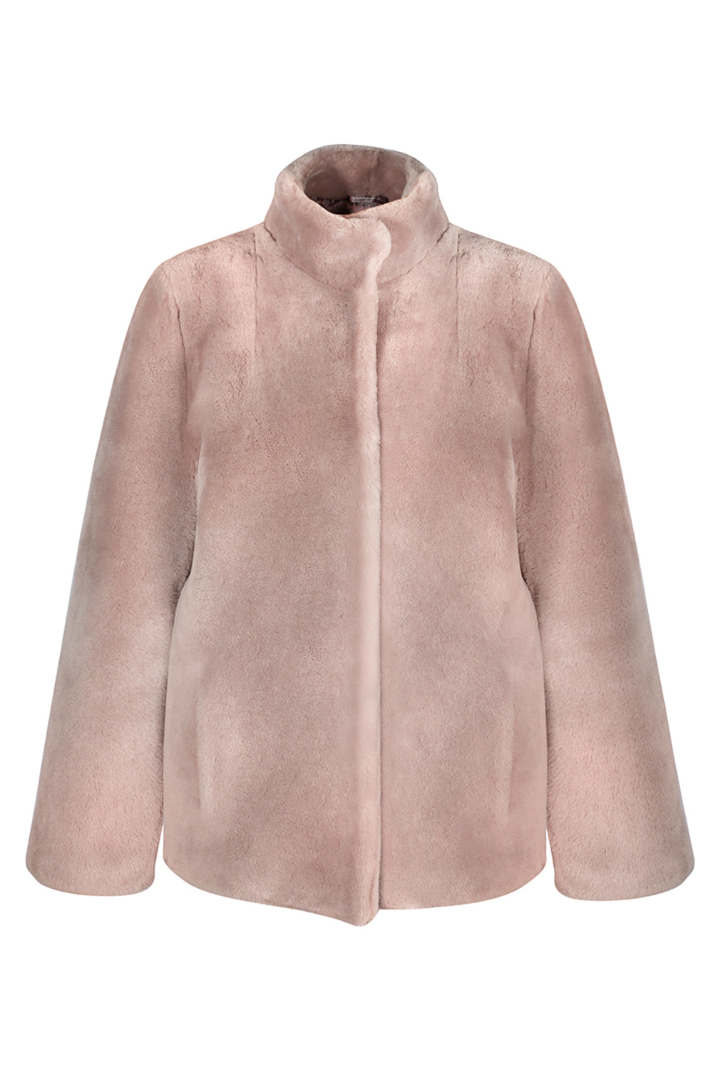 Sheepskin Fur Coat 2103 pink (1)