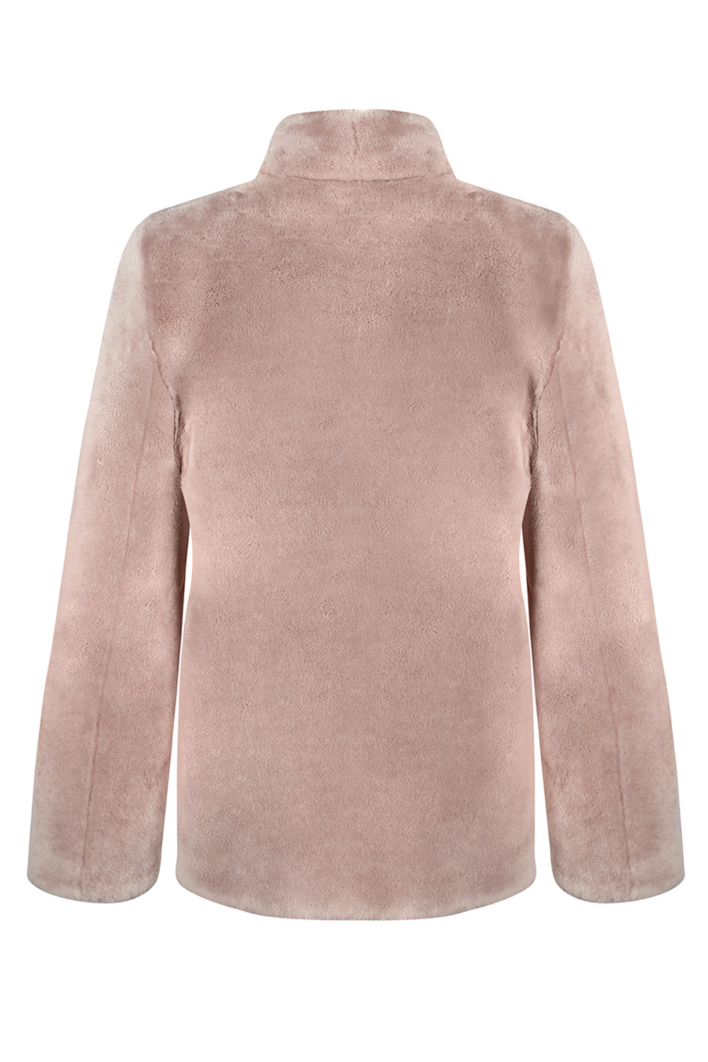 Sheepskin Fur Coat 2103 pink (2)