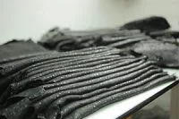 Prepared shearling skins